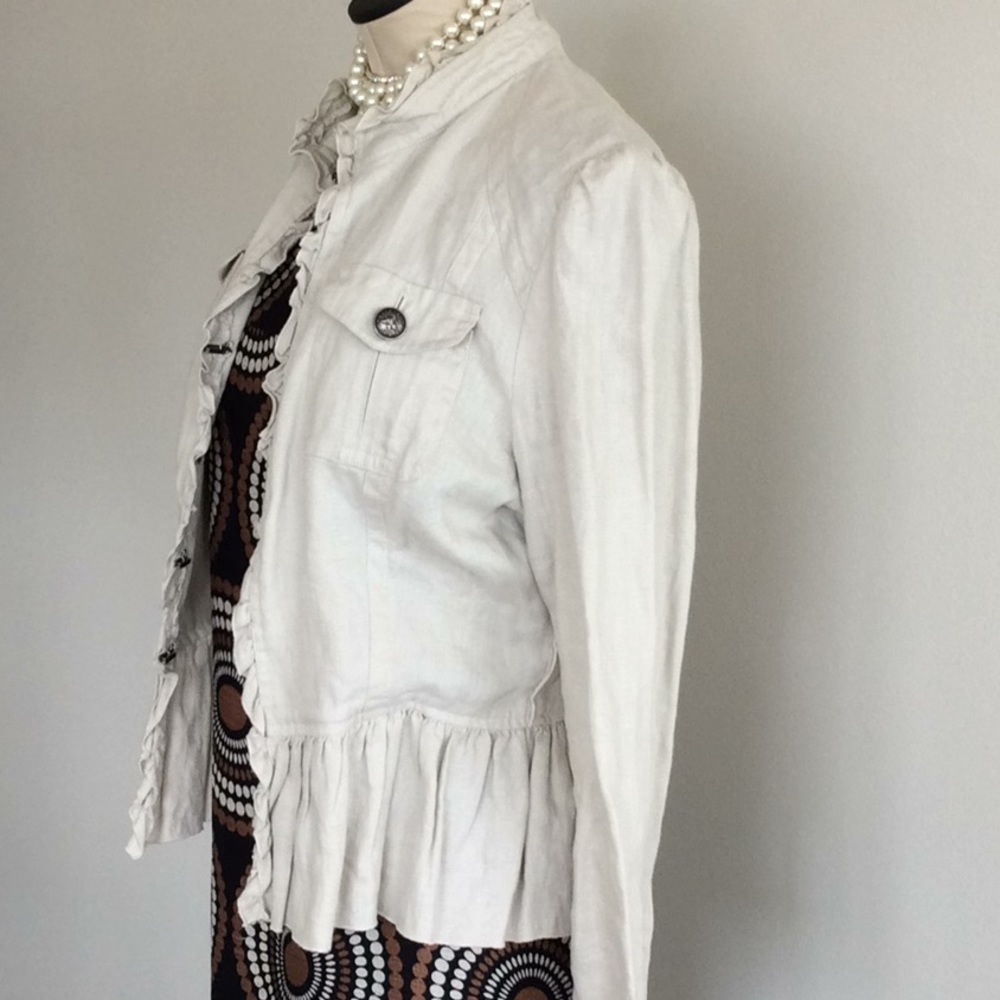 ⭐️⭐️ Linen Jacket ⭐️⭐️ - Picture 4 of 7